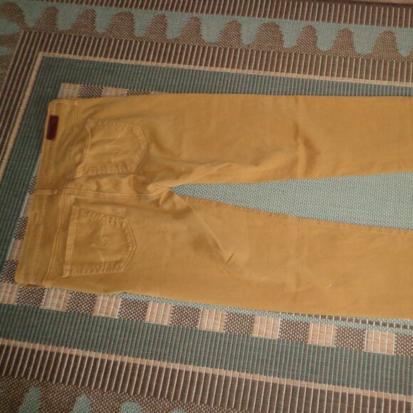 AG Adriano Goldschmied the Stevie Ankle Slim Straight Leg Pant 28R Camel - Picture 5 of 16